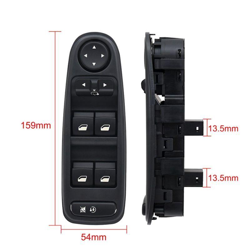 N61R-Electric Window Lift Switch 6554YC 6554.Yh For Citroen C4 Picasso MPV 2006-2013 96639382ZD Master Window Control Button Par