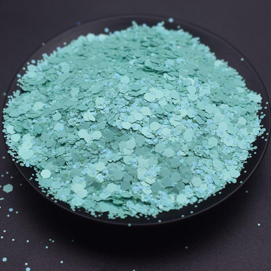 Craft Supplies Matte pink Chunky Glitter Mixed Neon Chunky Glitter for Christmas Decoration Tumblers Crafts