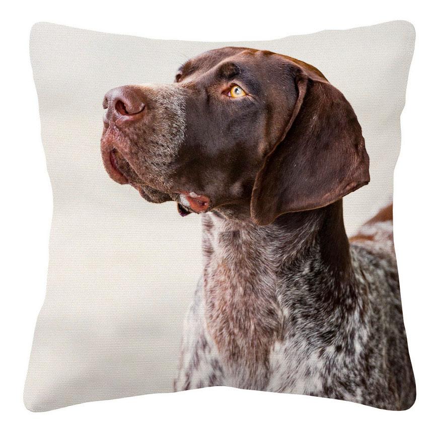 German Shorthaired Pointer Dog Yellow Labrador Cushion Cover Home Decorative Sofa Throw Pillow Case
