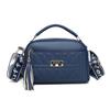 New Soft Leather Fringed Small Bag In Early Autumn, Women's Rhombus Portable Multi-layer Practical Single Shoulder Oblique Span Bag