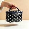 PVC Polka Dot PVC  Makeup Bag Polka Dot Make Up Organizer Portable Cosmetic Bag  Casual Carry