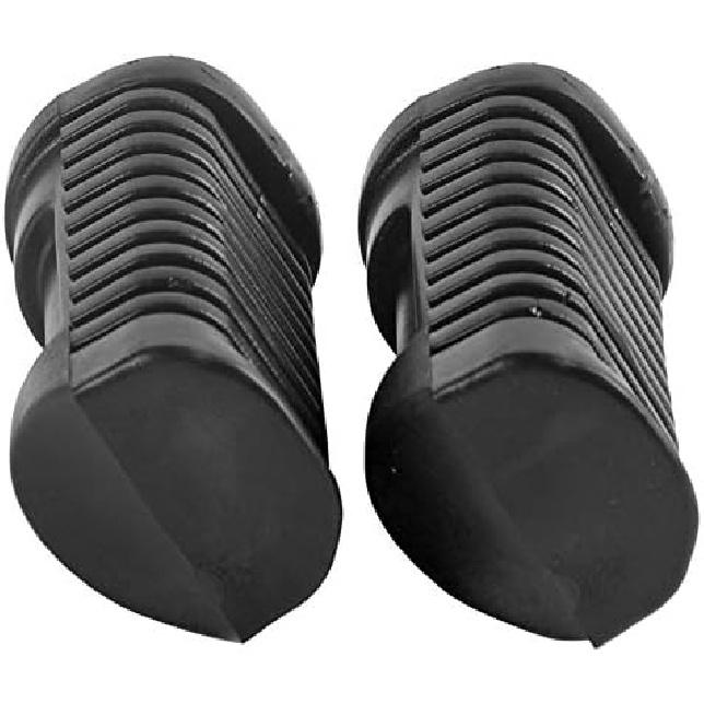 KIMISS Motorcycle Front Footpegs Plate Footrest Rubber Pad Grip Cover for Honda 125cc CG 125 + Footrest Rubber Grip Footrest Rubber Pad Foot Peg