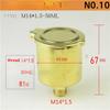 1pcs Oil Cup with Spring Lid for Machine Tool Lubricating Equipment Copper Plated Oil Cup Mechanical Parts Machine Accessories