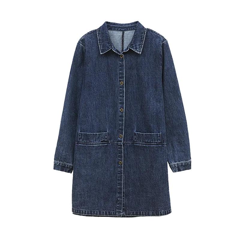 Denim Jacket Women's Spring and Autumn Models Early Spring Fashion Western Style Mid-length Mother Shirt Windbreaker