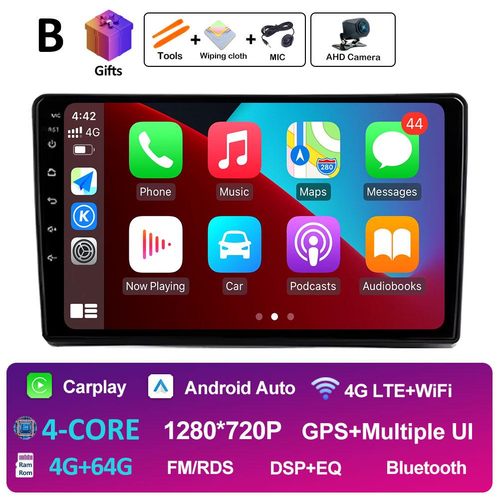 Navigation GPS 9 Inch For Opel Zafira B 2005 - 2014 For Opel Astra H 2004 2005 2006 2007 2008 - 2014 Android Auto Accessories 4G