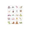 Animal Tattoo Sticker Set Waterproof Fashion Face Sticker Disposable Tattoo Sticker On the Back of Hand