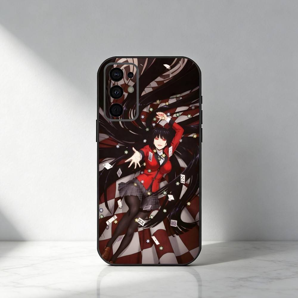 Y-Yumeko Mary K-Kakegurui Персонажи Чехол для телефона Для Samsung S25,S24,S21,S22,S23,S20,Ultra,S26,Plus,Fe,Note,5G Черный Чехол