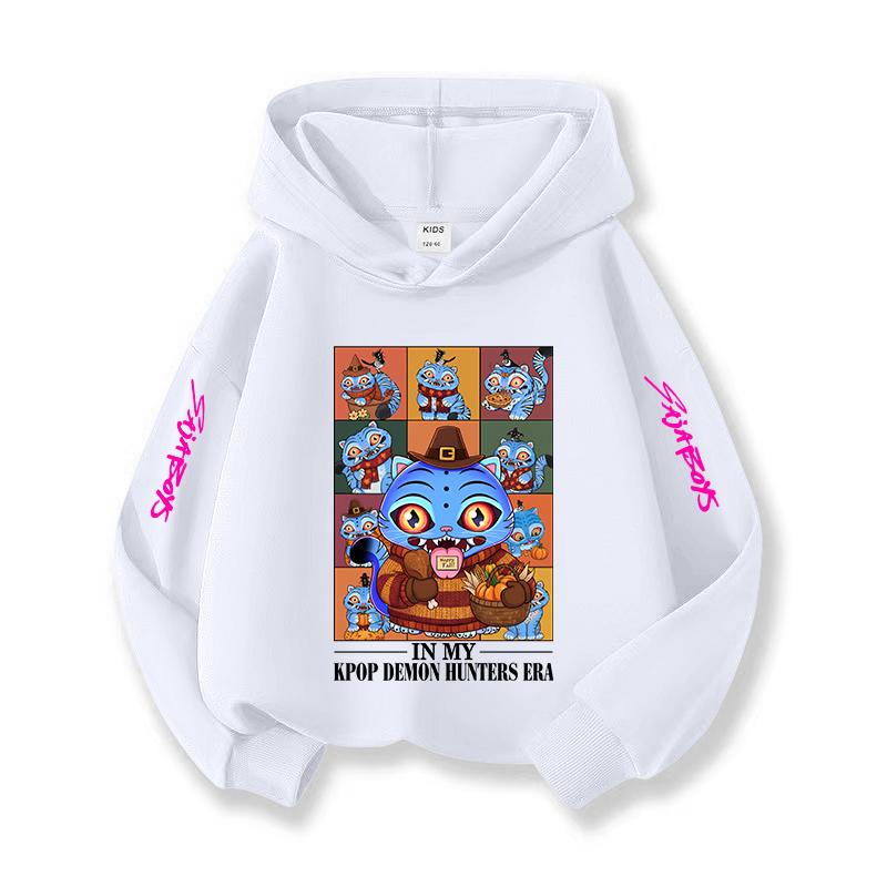 2025 Popular Kpop Christmas Casual Children's Hoodie Korean Wave Style Girls' Top