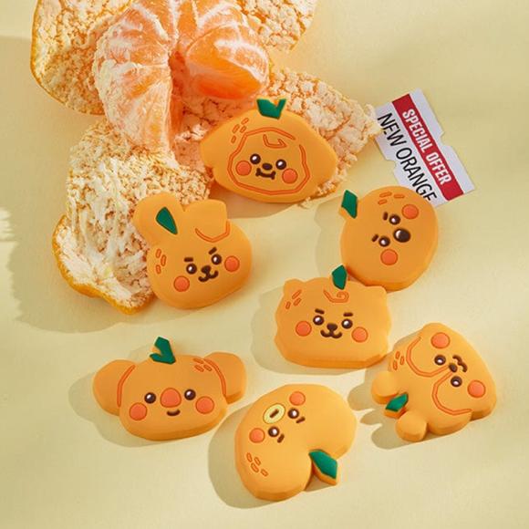 

BT21 Baby Orange Party Silicone Magnets (7 Options) KOYA