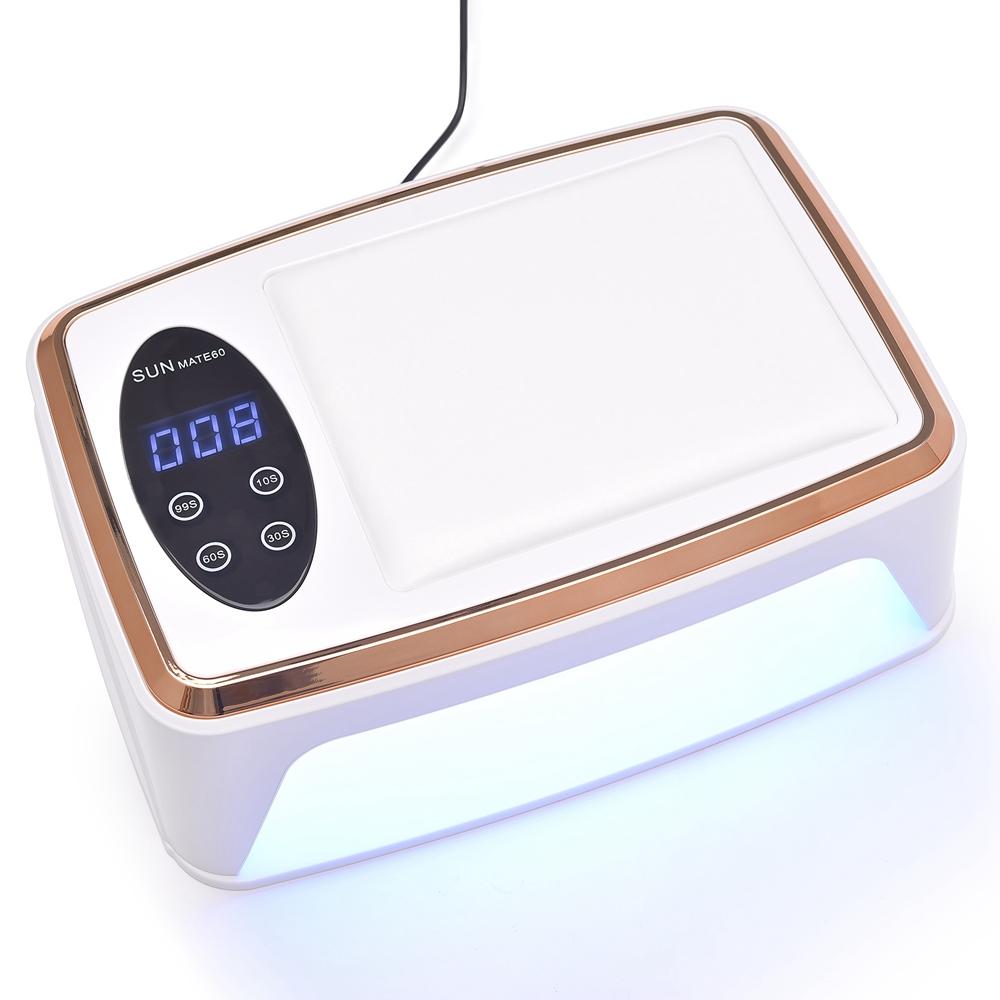 

Профессиональная сушилка для ногтей 90 светодиодов УФ-лампа для нейл-арта с подушкой для рук, датчик движения, лампа для сушки ногтей для гель-лака, педикюра 220V