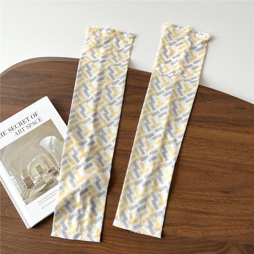 Lightweight And Breathable Ice Sleeves For Women'S Summer New Sunscreen Sleeves For Outdoor Cycling Driving Work Sun Protection Arm Protection