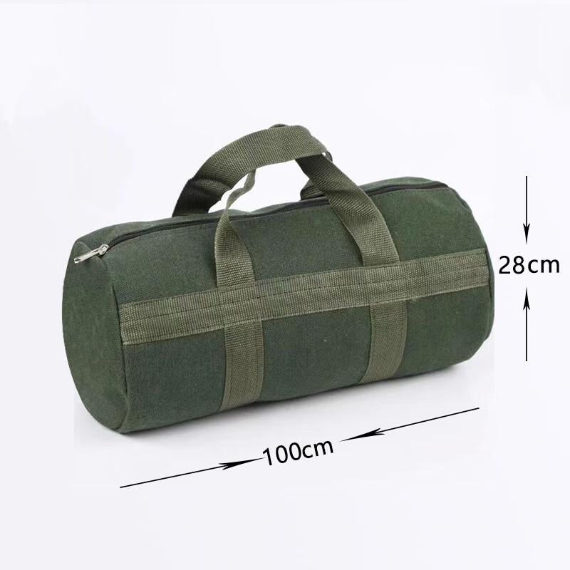 Heavy-Duty Canvas Round Tool Storage Bag