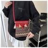 Dámská kabelka přes rameno v etnickém stylu, módní dámská crossbody kabelka