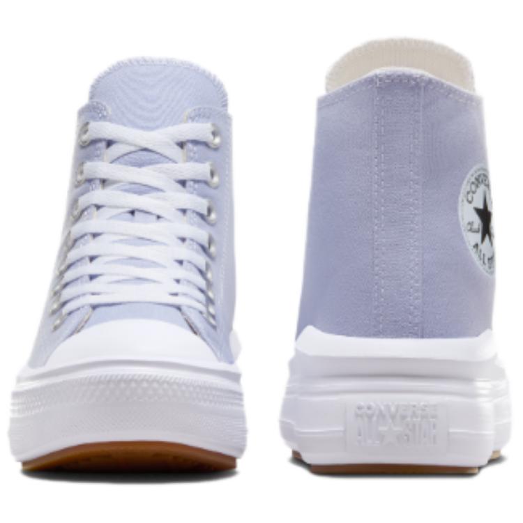 Converse Chuck Taylor All Star Move Platform Fashion Versatile High Top Canvas Shoes Women Sneakers Lilac-Purple A08294C