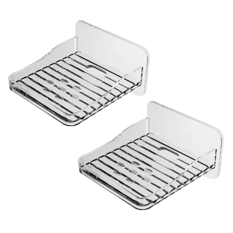 

2 шт прозрачная акриловая невидимая плавающая книжная полка для хранения настенный выступ органайзер для показа косметики на фото