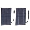 2 Stück 2W Solarmodule Hohe Umwandlungsrate DC5521 Ausgang Wiederaufladbare 3,7V Batterie Solarmodul