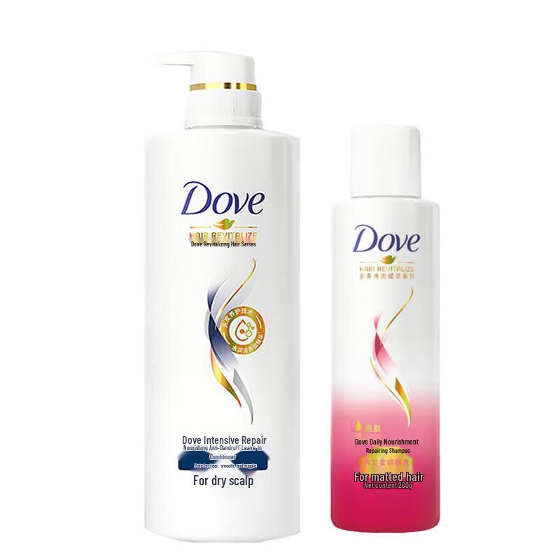 DOVE Daily Nourishment & Intensive Repair Hair Care Set