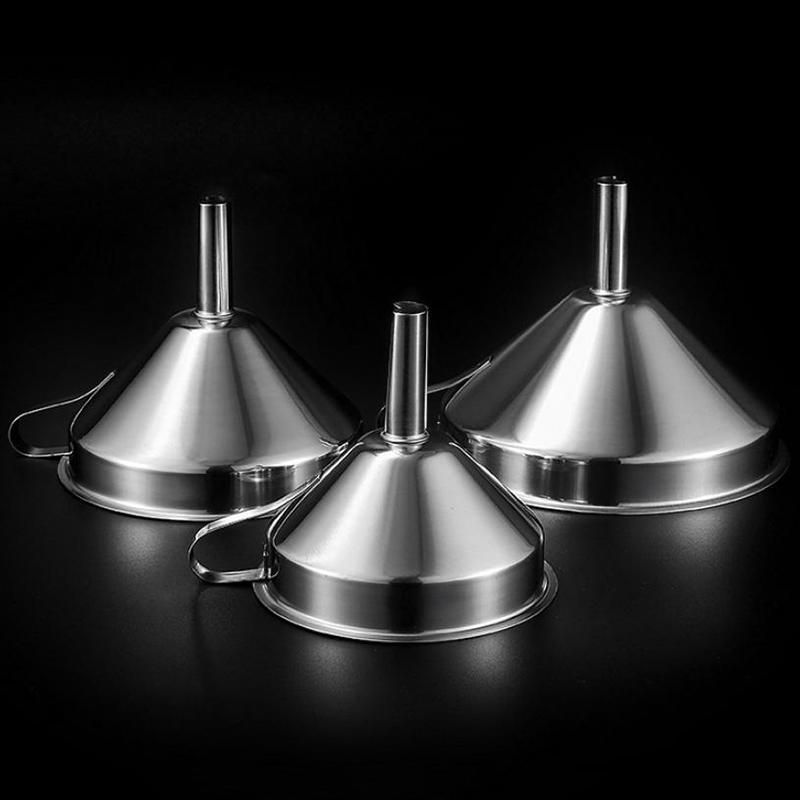 Metalltrakt for hermetisering Kjøkkenverktøy Kjøkkentilbehør Bredmunntrakter Bar Vinøl Oljekolbetrakt