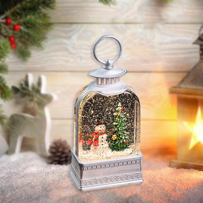 Weihnachts-Spieluhr, beleuchtete Schneekugel, Laterne, Kindergeschenk, Basteln mit Licht, musikalische Weihnachtsverzierung