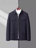 Herren Frühlings- & Herbst-Reversjacke - Business Casual Zhongshan Anzug für Senioren, Klassische Papa & Opa Oberbekleidung für die 60er-70er Jahre