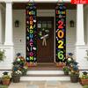 1Set Spanish Banner for Class of 2026 Graduation Front Door Porch Sign Perfect for Graduation Ceremony and Hanging Decor