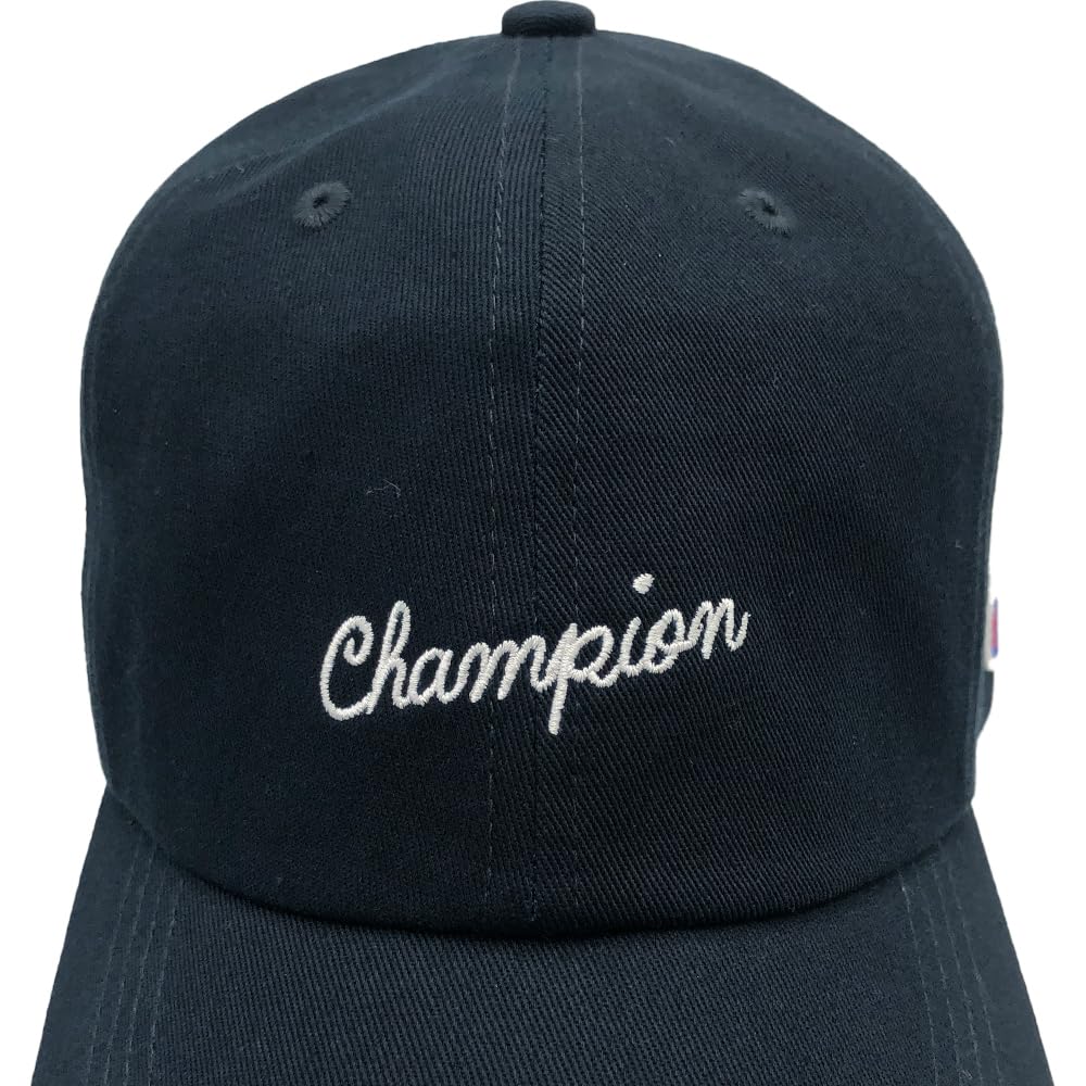 Champion Cap Unisex Deep Fit Large Size Cotton 100 Percent UV Protection Navy cm 58-60