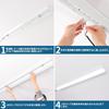 Hzfluo Reverse Fuji Fluorescent Light LED Base Light Integrated Fixture 50W Type Equivalent to 2 Lights Daylight White 5000K 8000lm 50W High
