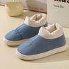 Cotton Slippers Women's Winter Bag Heel Velvet Indoor Home Confinement New Thermal Wool Cotton Shoes Men's Winter