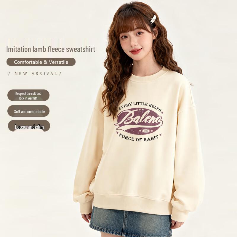Baleno Women's Fleece Lined Pullover Sweatshirt