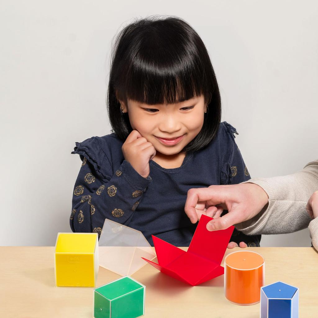 12 types of 3D shape teaching materials Includes development diagrams For elementary school math learning and STEAM education