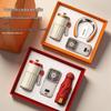 Orange Business Gift Set: Smart Thermos, Neck Massager & Fan