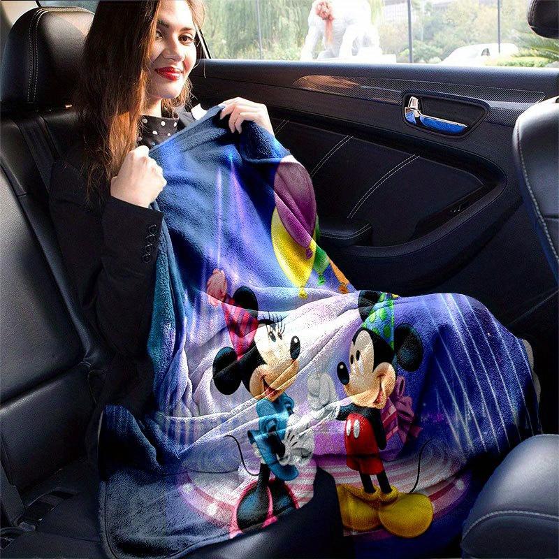 Mickey und Minnie Cartoon-Decke: Entzückend, Warm und Perfekt für die Heimdekoration Wohnzimmer, Reisen und Alle Jahreszeiten Weihnachtsdekoration