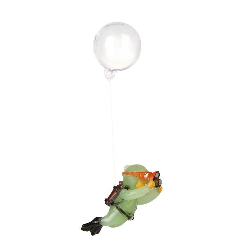 Fish Tank Decoration Pvc Landscaping Small Ornaments Mini Diver Glow Aquarium Decor Floating Ball Aquarium Accessories