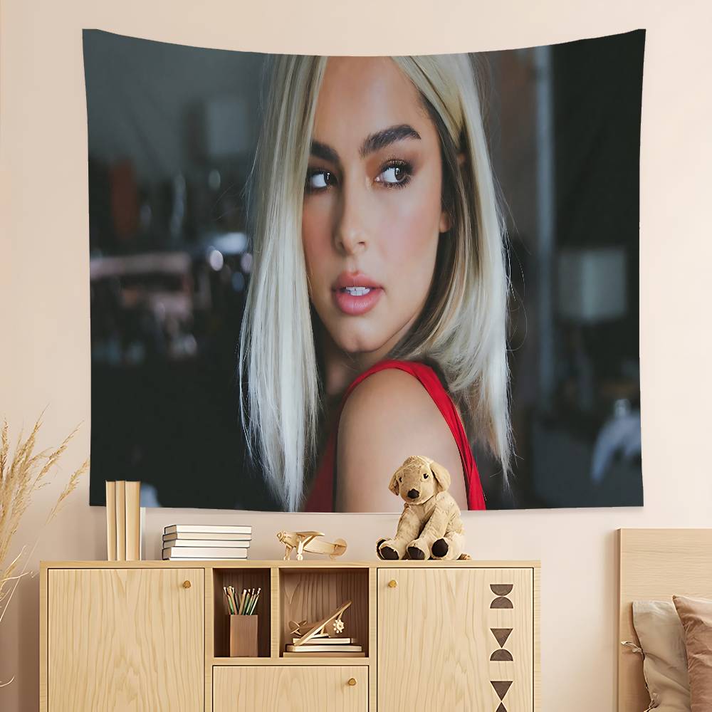 Singer AAddison Rae Printed Large Wall Tapestry Hanging Tarot Hippie Wall Rugs Dorm Art Home Decor