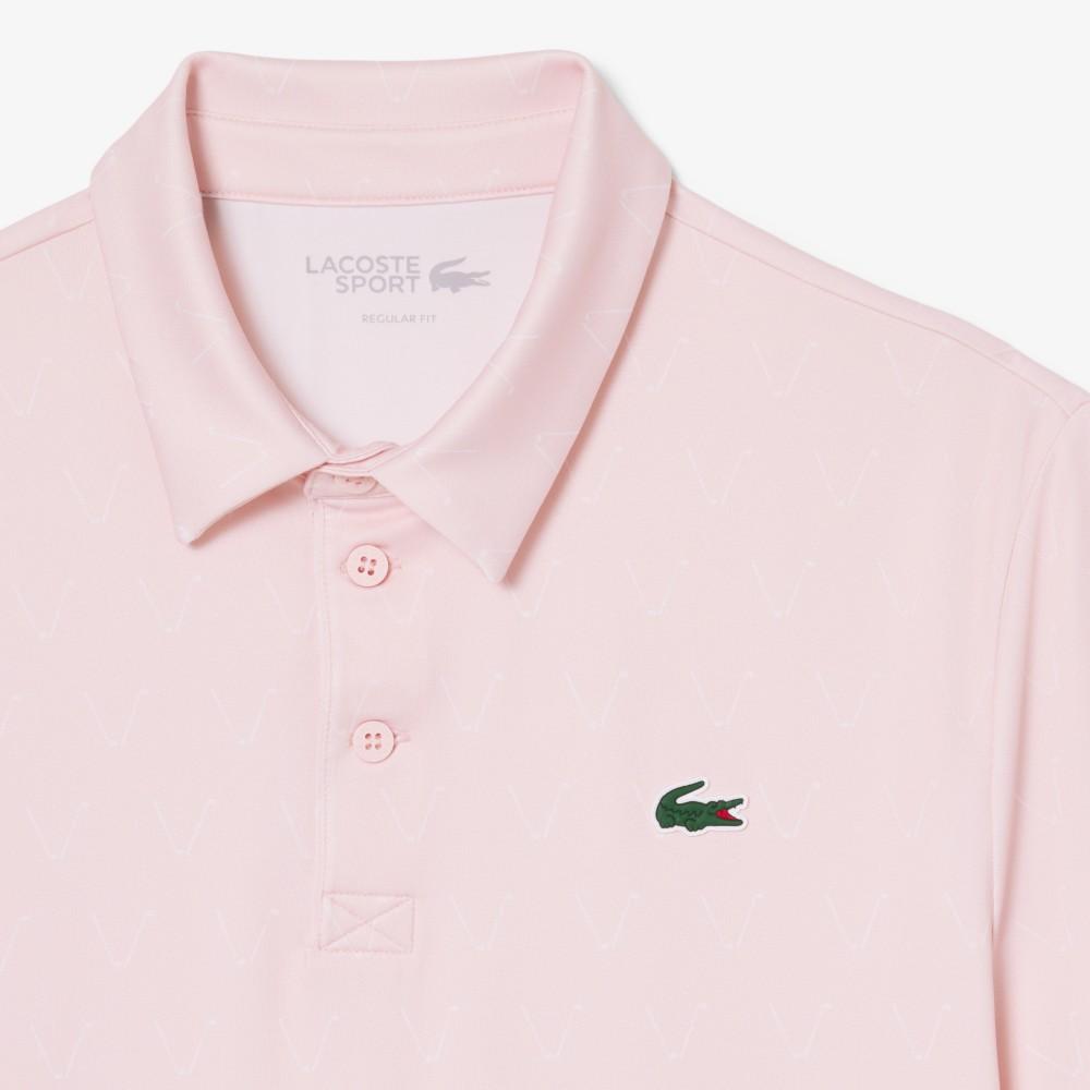Lacoste Men's Golf AOP Short-Sleeve Polo Shirt DH4825-56GT91