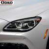 עבור BMW סדרה 6 F06 F12 F13 M6 GT G32 2 יחידות כיסוי פנס ראש לרכב שחור מגן סרט ויניל שקוף מדבקת TPU אביזרים