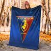 MKS Pogoń Szczecin Flannel Blanket Soft All-Season Throw, Design for Camping, Car Travel, Hiking Sofa, Bed, Office Perfect Gift for Parties