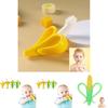 Unique Baby Silicone Teether Set With Colorful Corn And Banana Designs For Infants