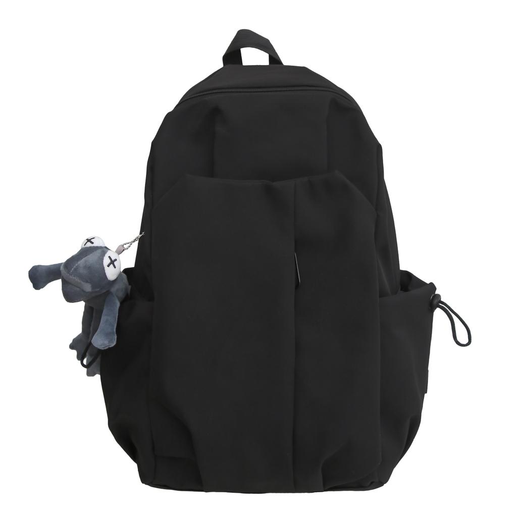 Schoolbag Schoolbag Male College Student Ins Trendy Cool Casual Simple Large Capacity Backpack Junior High School High School Travel Backpack