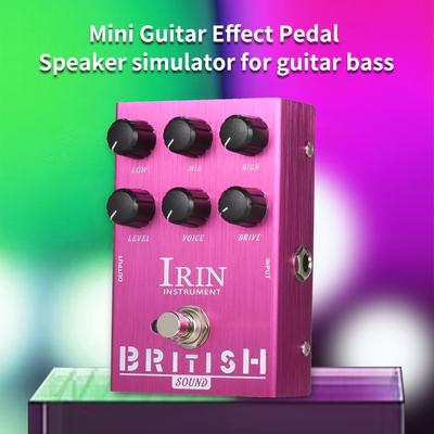 IRIN Mini Guitar Effect Pedal M-SHALL Speaker Simulator Cabinet Simulator Guitar Effector Pedal