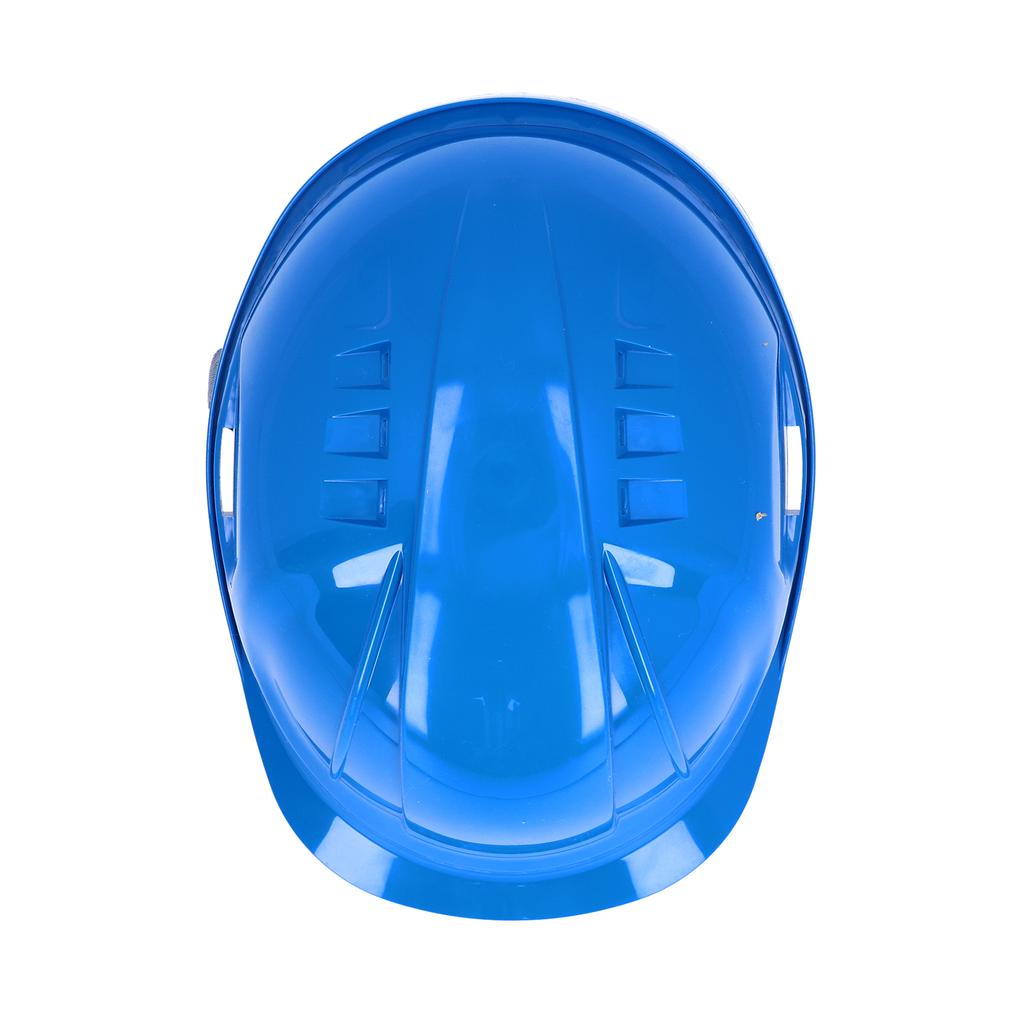 Blue Breathable ABS Hard Hat Adjustable Anti‑Smash Comfortable Helmet for Construction Sites