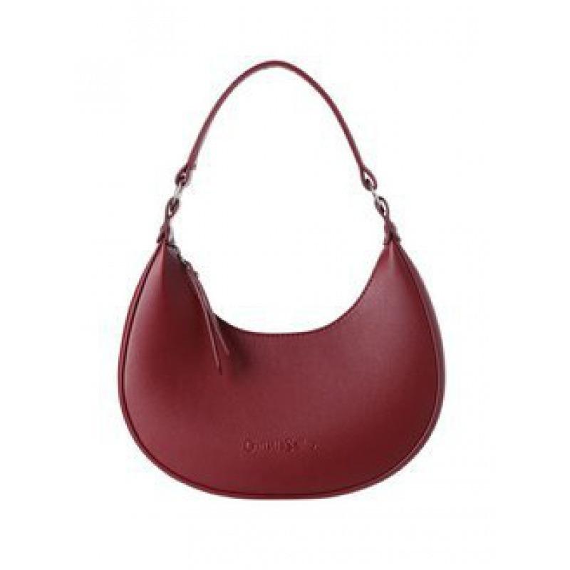 Light Luxury High-End Portable Capacity Shoulder Bag Trendy Women's Crossbody Handbag Half-Moon Bag Fashion