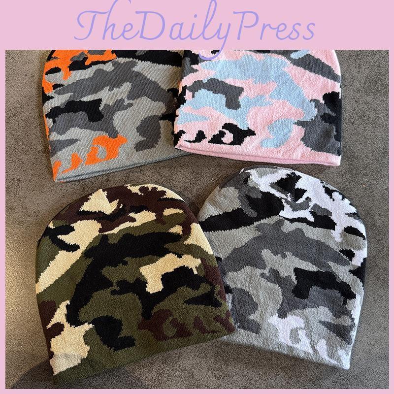 Fashion Pattern Neutral Casual Knitted Hat For Autumn And Winter
