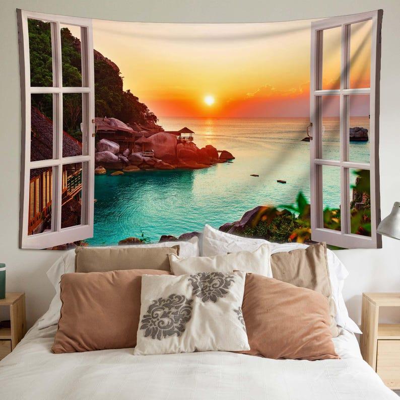 beach tapestry 75x100