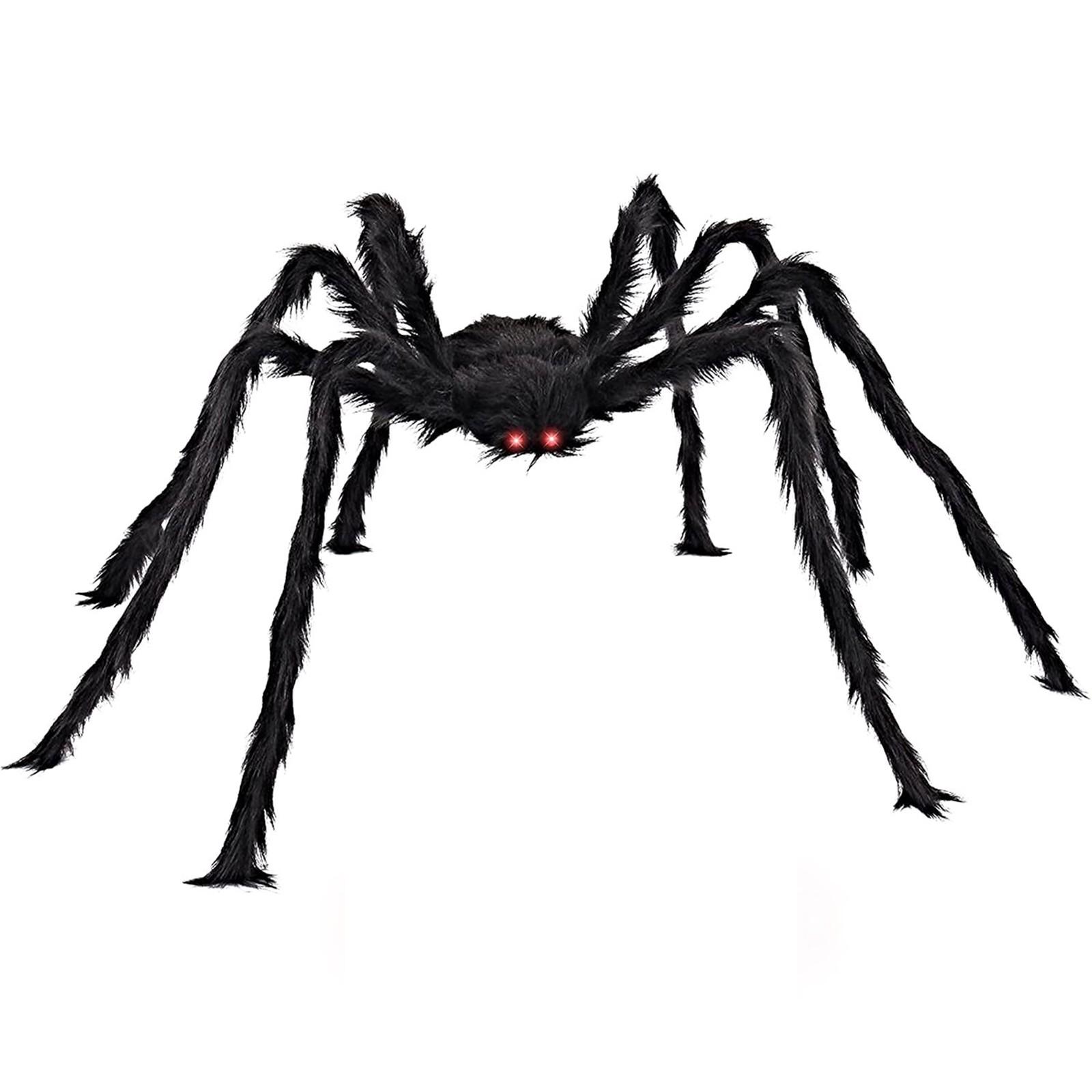 

Halloween Hairy Spider Outdoor Decorations, Scary Giant Spider Fake Large Spider Hairy Spider Props For Halloween Party Decor One Size