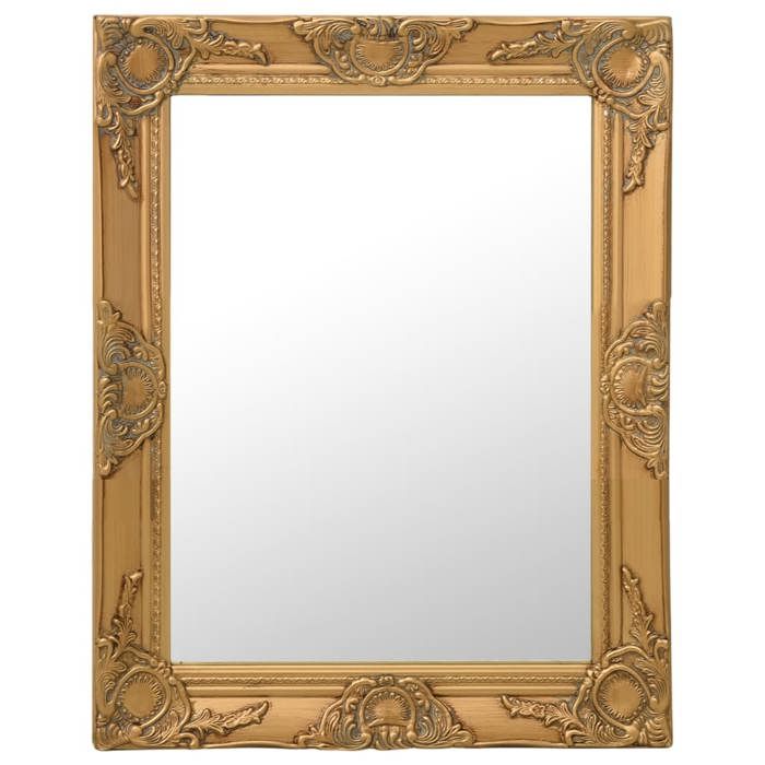 VidaXL Miroir mural style baroque 50x60 cm Doré 320317