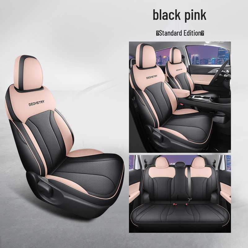 Jihe E Pokrowiec na siedzenie samochodowe Firefly Pełne pokrycie Uniwersalny - Specjalna skórzana poduszka na cztery pory roku
