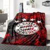 Fc Bayern München Print Flannel Blanket High Quality Warm Comfortable Cover for All Seasons Perfect for Gifts Home Decor