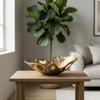 Sculptural Fruit Bowl Toned with Cutouts Openwork for Tabletop, Entryway, Dining Table