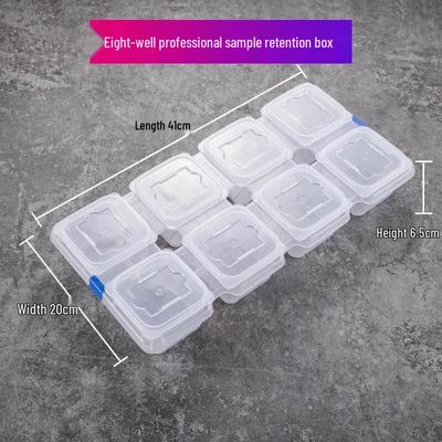 Food Sample Storage Box with Lid